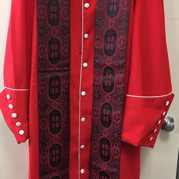 Clergy robe with reversible stole cassock - Picture 2 of 5